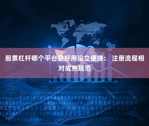 股票杠杆哪个平台最好用设立便捷： 注册流程相对成熟规范