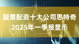 股票配资十大公司思特奇2025年一季报显示